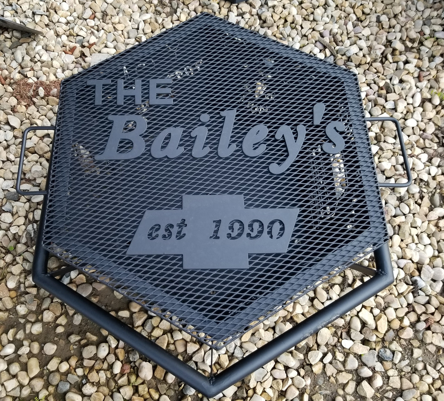 6 Sided Hexagon Fire Pit - 24" tapered to 32"