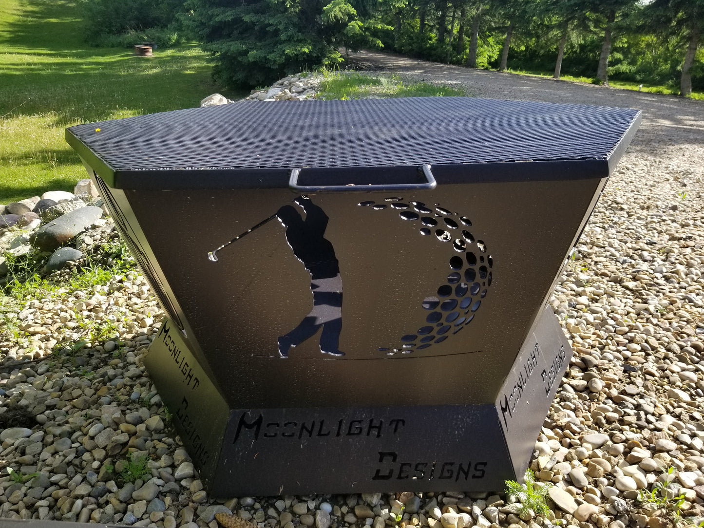 6 Sided Hexagon Fire Pit - 24" tapered to 32"