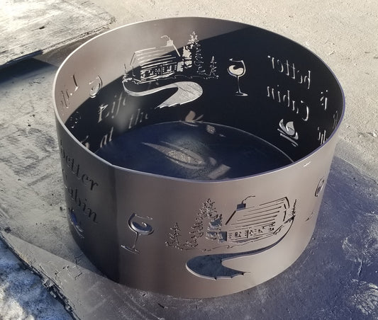 Round Fire Pit - 48"