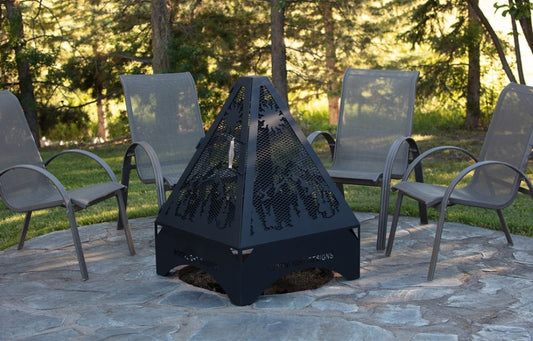 Fire Pit - 4-Sided Pyramid