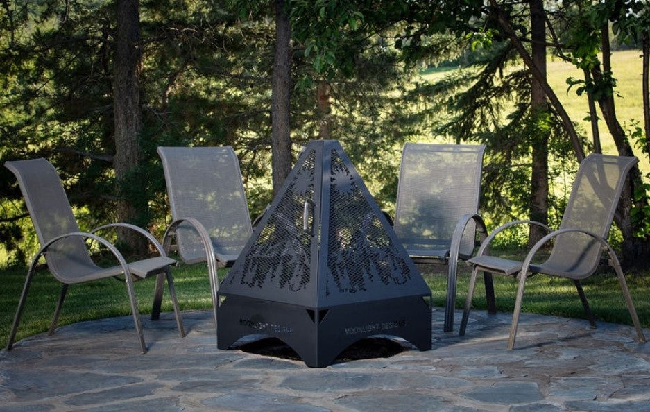 Fire Pit - 4-Sided Pyramid