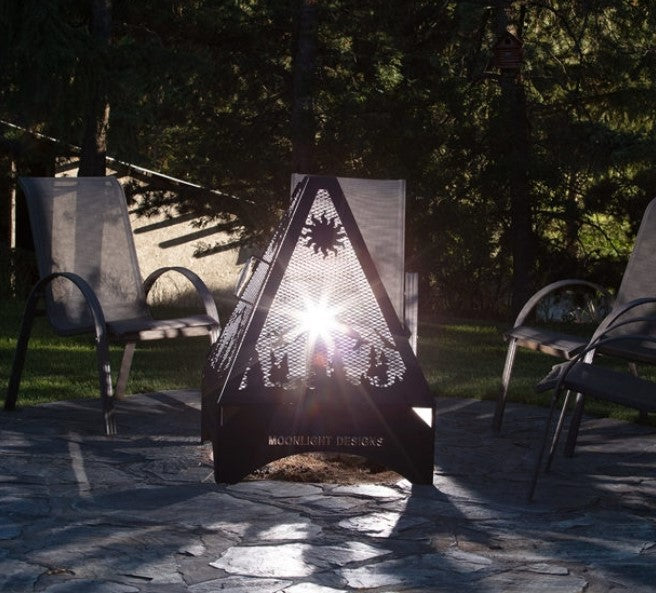Fire Pit - 4-Sided Pyramid