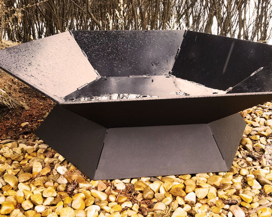 Fire Pit - 6 Sided Flat Hexagon - 21"