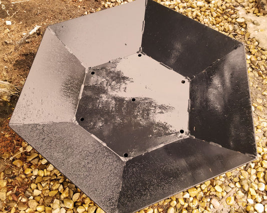 Fire Pit - 6 Sided Flat Hexagon - 21"