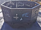 8 Sided Octagon Fire Pit, 32" with Base and Feet