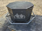 8 Sided Octagon Fire Pit, 32" with Base and Feet