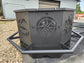 8 Sided Octagon Fire Pit, 32" with Base and Feet