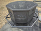 8 Sided Octagon Fire Pit, 32" with Base and Feet