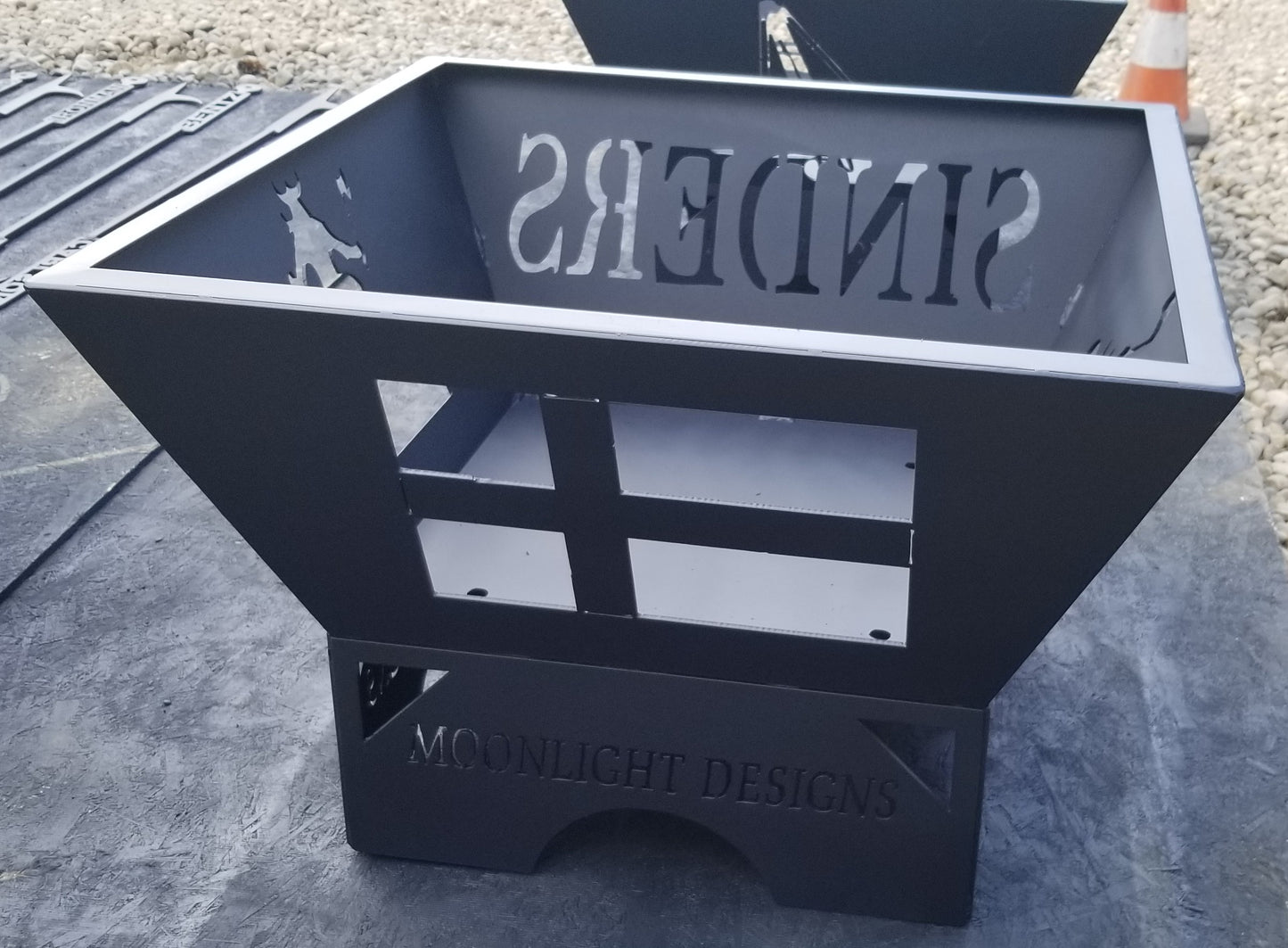 4 Sided Fire Pit - 24" bottom tapered to 30" top