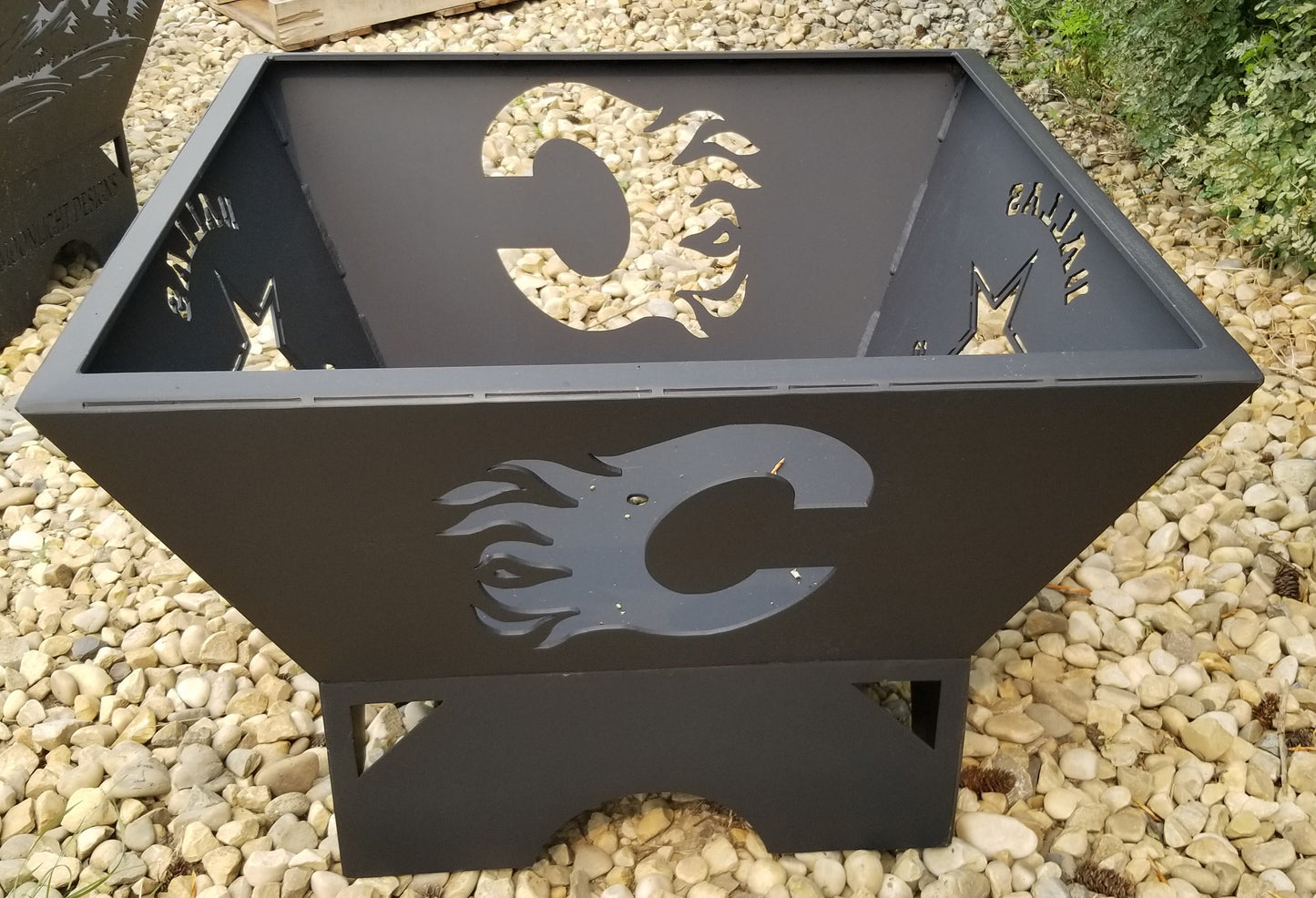 4 Sided Fire Pit - 18" bottom tapered to 22" top