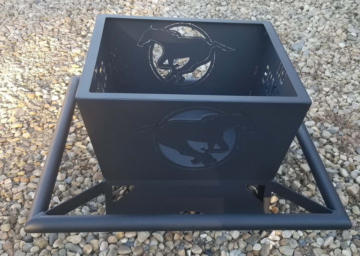 4 Sided Fire Pit - 18" bottom tapered to 22" top