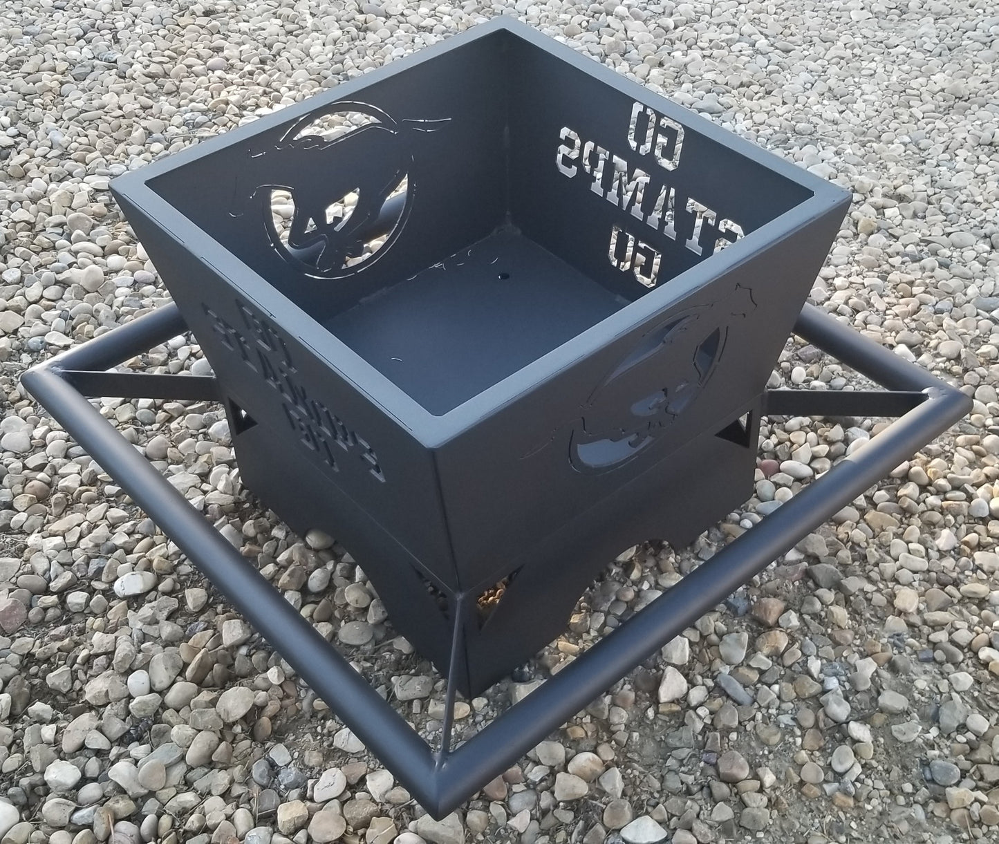 4 Sided Fire Pit - 18" bottom tapered to 22" top