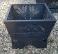 4 Sided Fire Pit - 29" bottom tapered to 36" top