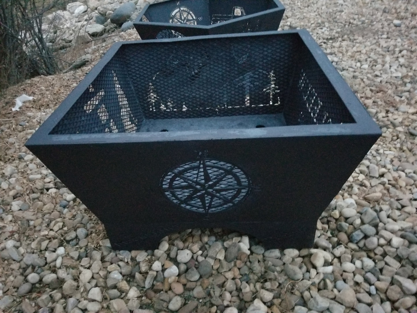 4 Sided Fire Pit - 29" bottom tapered to 36" top