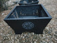 4 Sided Fire Pit - 18" bottom tapered to 22" top